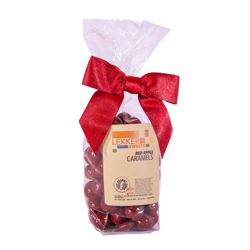 RED CARAMEL APPLES GIFT BAG