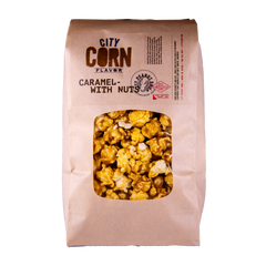 CARAMEL CORN • CARAMEL + NUTS