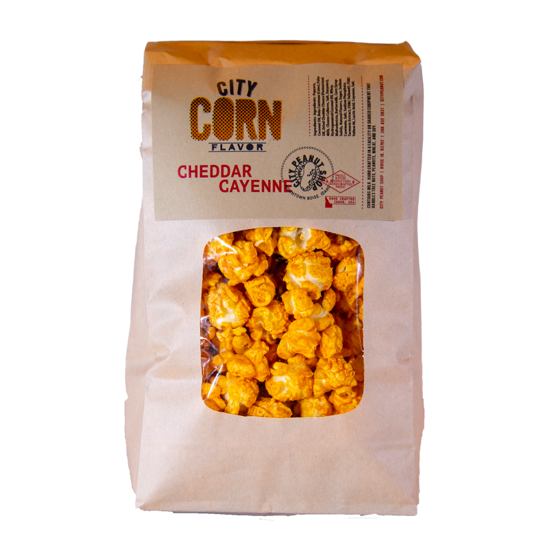 CITY CORN • CHEDDAR CAYENNE