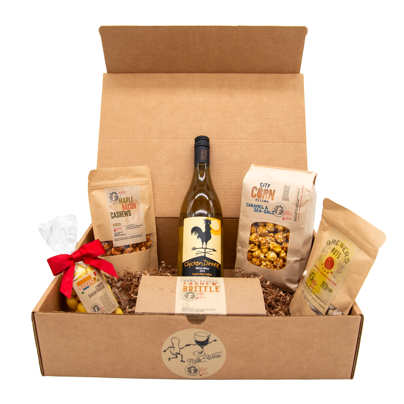 IDAHO NUTS+WHITE WINE GIFT BOX