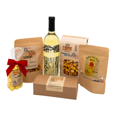 IDAHO NUTS+WHITE WINE GIFT BOX