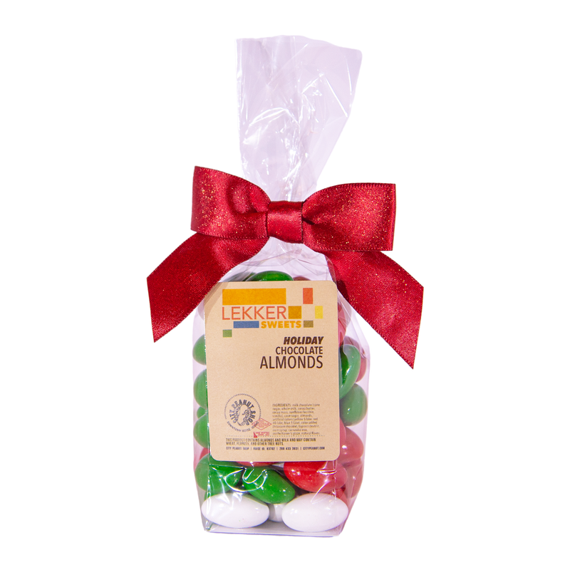 HOLIDAY CHOCOLATE ALMONDS GIFT BAG